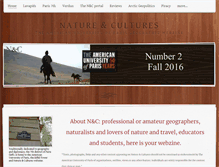 Tablet Screenshot of natureandcultures.net